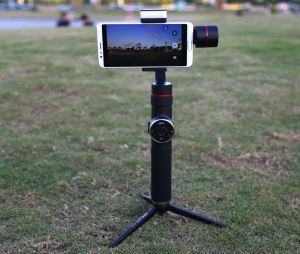 Automatyczne śledzenie obiektu AFI V5 Monopod Selfie-stick 3-osiowy ręczny gimbal dla aparatu Smartphone